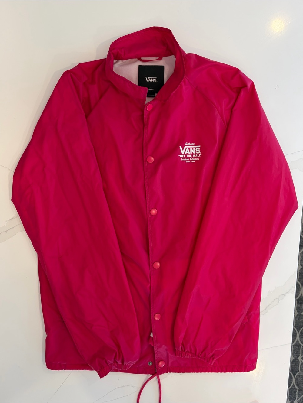 Vans Bright Pink Coach Jacket